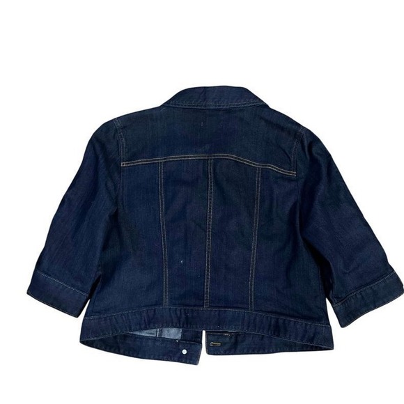 Loft Dark Wash Denim Jacket - Size L - Picture 2 of 3
